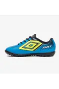 CHUTEIRA UMBRO FAST II SOCIETY INFANTIL - Azul/verde
