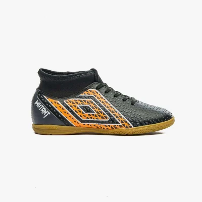 CHUTEIRA UMBRO FUTSAL MUTANT INFANTIL - Preto/laranja