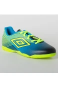 CHUTEIRA UMBRO INDOOR SLICE 3 INFANTIL - Azul/verde CHUTEIRA UMBRO INDOOR SLICE 3 INFANTIL - Azul/verde