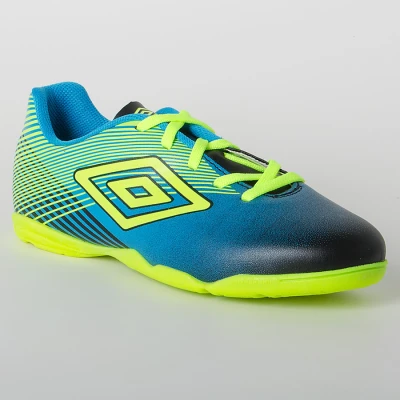 CHUTEIRA UMBRO INDOOR SLICE 3 INFANTIL - Azul/verde