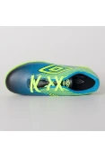 CHUTEIRA UMBRO INDOOR SLICE 3 INFANTIL - Azul/verde CHUTEIRA UMBRO INDOOR SLICE 3 INFANTIL - Azul/verde