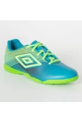 CHUTEIRA UMBRO INDOOR SLICE 3 INFANTIL - Verde/azul CHUTEIRA UMBRO INDOOR SLICE 3 INFANTIL - Verde/azul