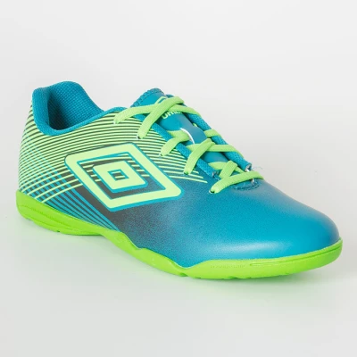 CHUTEIRA UMBRO INDOOR SLICE 3 INFANTIL - Verde/azul