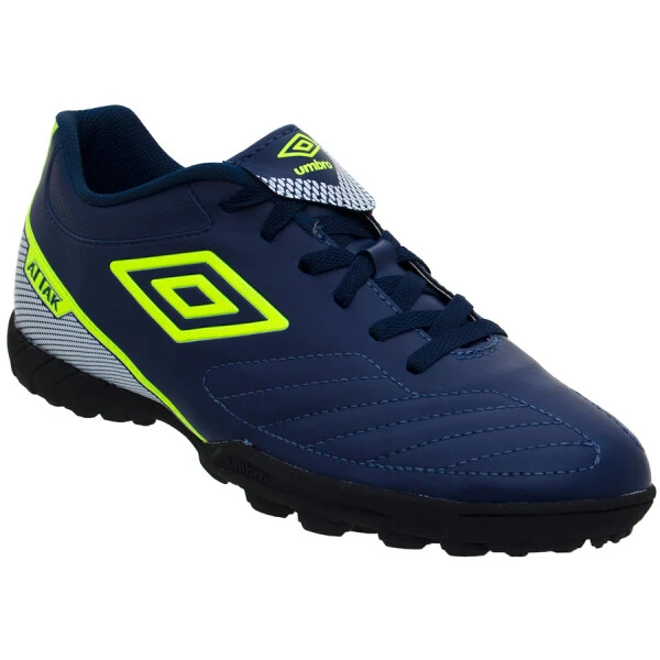 CHUTEIRA UMBRO SOCIETY ATTAK 2 TF - Marinho/verde