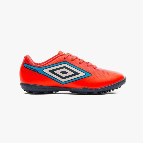 CHUTEIRA UMBRO SOCIETY CANNON INFANTIL - Laranja/azul