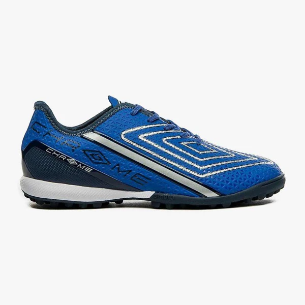 CHUTEIRA UMBRO SOCIETY CHROME MASCULINO - Azul/prata