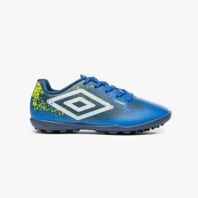 CHUTEIRA UMBRO SOCIETY COSMIC JR - Azul/branco CHUTEIRA UMBRO SOCIETY COSMIC JR - Azul/branco