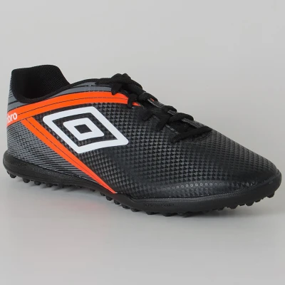CHUTEIRA UMBRO SOCIETY DRAKO - Preto/laranja
