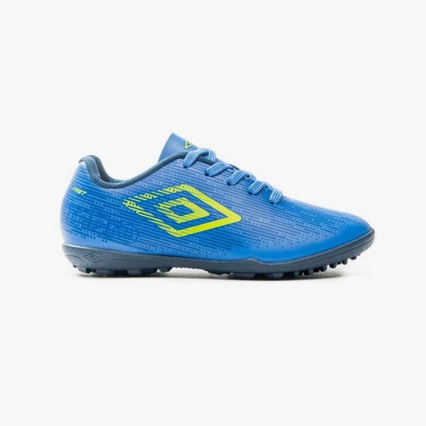 CHUTEIRA UMBRO SOCIETY FAST INFANTIL - Azul/verde
