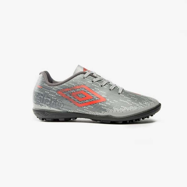 CHUTEIRA UMBRO SOCIETY FAST INFANTIL - Cinza/laranja