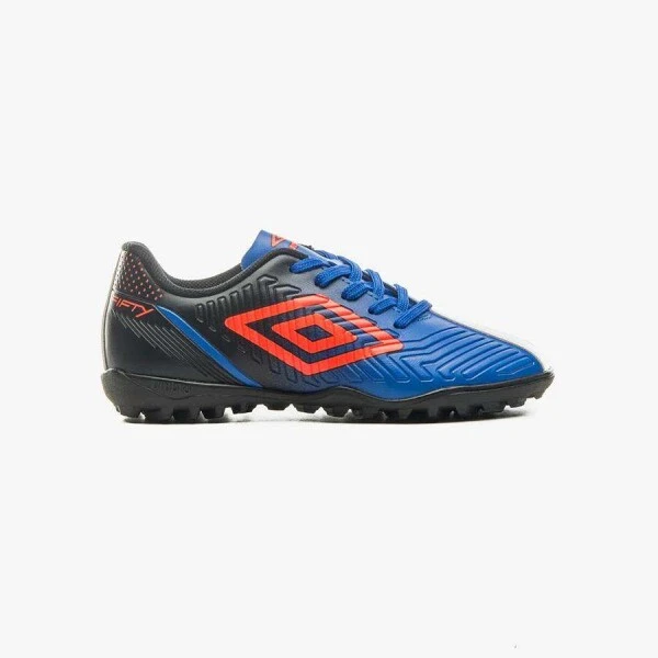 CHUTEIRA UMBRO SOCIETY FIFTY IV JR INFANTIL - Azul/preto