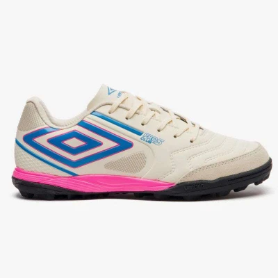 CHUTEIRA UMBRO SOCIETY PRO 5 BUMP CLUB - Bege/azul