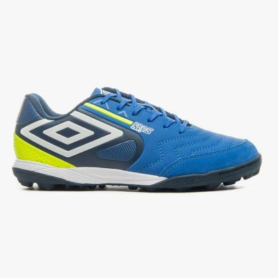 CHUTEIRA UMBRO SOCIETY PRO 5 BUMP CLUB MASCULINA - Azul/branco