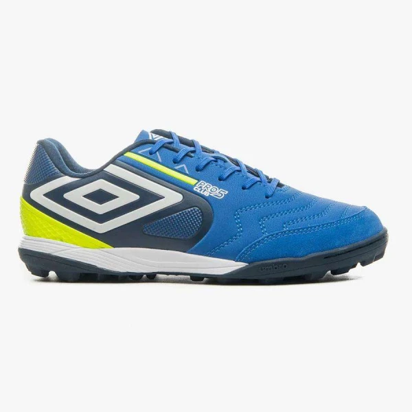 CHUTEIRA UMBRO SOCIETY PRO 5 BUMP CLUB MASCULINA - Azul/branco