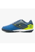 CHUTEIRA UMBRO SOCIETY PRO 5 BUMP CLUB MASCULINA - Azul/branco
