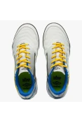 CHUTEIRA UMBRO SOCIETY PRO 5 BUMP CLUB MASCULINA - Branco/amarelo