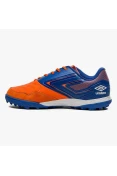 CHUTEIRA UMBRO SOCIETY PRO 5 BUMP CLUB MASCULINA - Laranja/azul