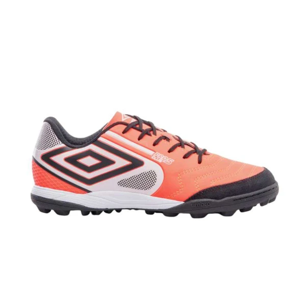CHUTEIRA UMBRO SOCIETY PRO 5 BUMP CLUB - Laranja/branco