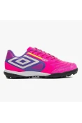 CHUTEIRA UMBRO SOCIETY PRO 5 BUMP CLUB MASCULINA - Pink/azul