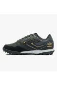 CHUTEIRA UMBRO SOCIETY PRO 5 BUMP CLUB MASCULINA - Preto/dourado