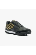 CHUTEIRA UMBRO SOCIETY PRO 5 BUMP CLUB MASCULINA - Preto/dourado