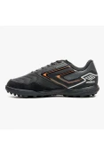 CHUTEIRA UMBRO SOCIETY PRO 5 BUMP CLUB MASCULINA - Preto/laranja