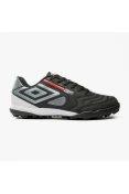 CHUTEIRA UMBRO SOCIETY PRO 5 BUMP CLUB MASCULINA - Preto/prata