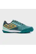 CHUTEIRA UMBRO SOCIETY PRO 5 BUMP CLUB - Verde/dourado