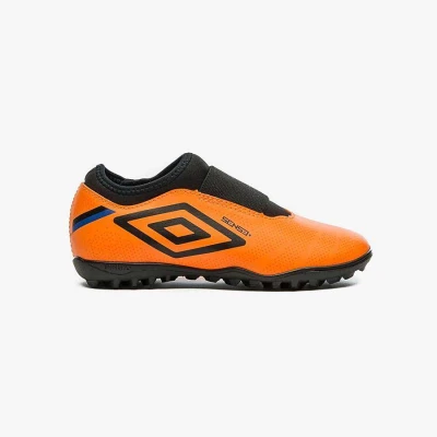 CHUTEIRA UMBRO SOCIETY SENSE INFANTIL - Laranja/preto