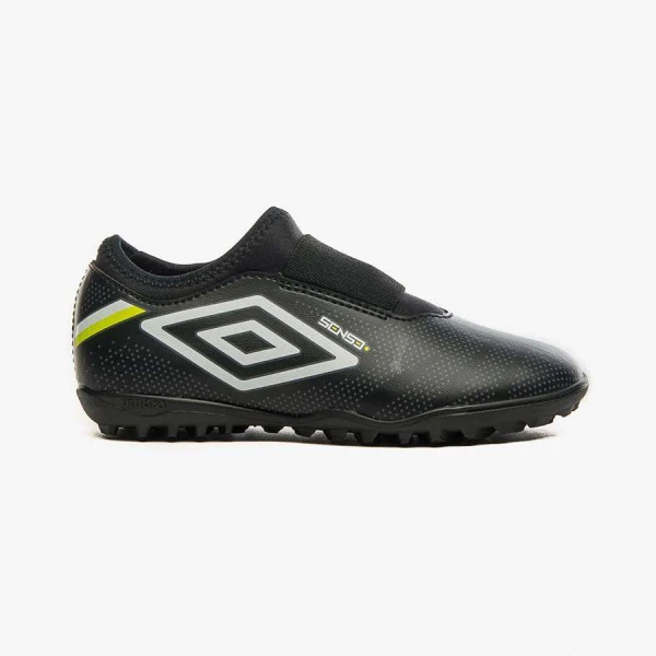 CHUTEIRA UMBRO SOCIETY SENSE INFANTIL - Preto/branco