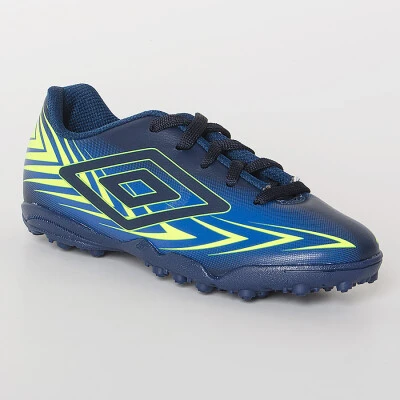 CHUTEIRA UMBRO SOCIETY SPEED III INFANTIL - Marinho/verde