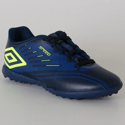 CHUTEIRA UMBRO SOCIETY SPEED IV INFANTIL - Marinho/verde
