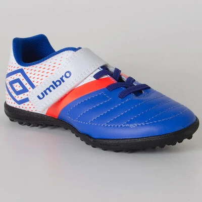 CHUTEIRA UMBRO SOCIETY SPIRITY INFANTIL - Azul/branco