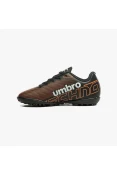 CHUTEIRA UMBRO SOCIETY TECHNO JR INFANTIL - Preto/laranja