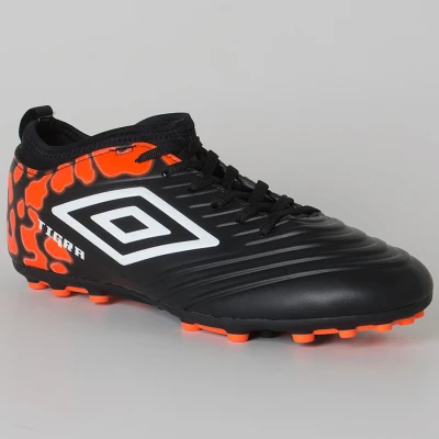 CHUTEIRA UMBRO SOCIETY TIGRA MID - Preto/laranja