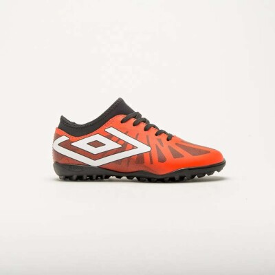 CHUTEIRA UMBRO SOCIETY VELOCITA 6 CLUB JR - Vermelho/branco