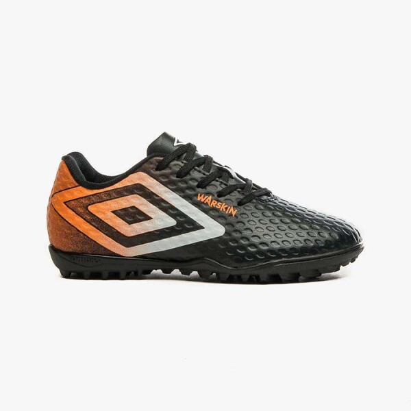 CHUTEIRA UMBRO SOCIETY WARSKIN INFANTIL - Preto/laranja