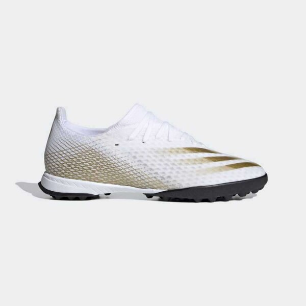 CHUTEIRA X GHOSTED.3 SOCIETY ADIDAS MASCULINA - Branco/dourado