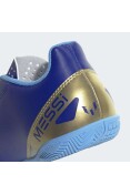 CHUTEIRAS ADIDAS FUTSAL X CRAZYFAST CLUB MESSI JR INFANTIL - Azul/dourado