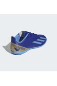 CHUTEIRAS ADIDAS FUTSAL X CRAZYFAST CLUB MESSI JR INFANTIL - Azul/dourado
