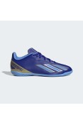 CHUTEIRAS ADIDAS FUTSAL X CRAZYFAST CLUB MESSI JR INFANTIL - Azul/dourado