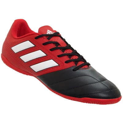 CHUTERIA FUTSAL ADIDAS ACE 17.4 IN - Vermelho/preto