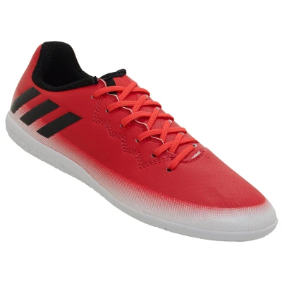 CHUTERIA FUTSAL ADIDAS MESSI 16.3 IN - Vermelho/branco