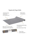 COLCHONETE PARA YOGA VOLLO - Grafite