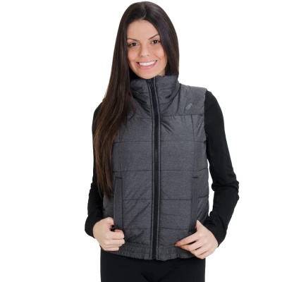 COLETE ADIDAS ESS PADDED FEMININO - Grafite