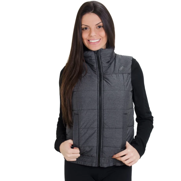 COLETE ADIDAS ESS PADDED FEMININO - Grafite