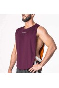 COLETE DUPLA-FACE POKER REVERSÍVEL MASCULINO - Laranja/roxo