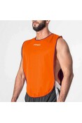 COLETE DUPLA-FACE POKER REVERSÍVEL MASCULINO - Laranja/roxo