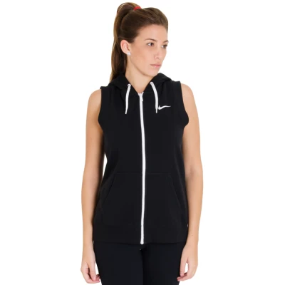 COLETE NIKE CLUB FZ VEST FEMININO - Preto