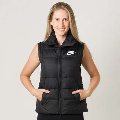 COLETE NIKE NSW DOWN FILL FEMININO - Preto/branco